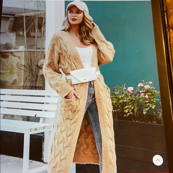 Winter long cardigan. - Picture 4 of 11